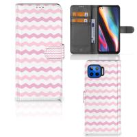 Motorola Moto G 5G Plus | Telefoon Hoesje | Waves Roze Motorola Moto G 5G Plus | Telefoon Hoesje | Waves Roze