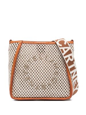 Stella McCartney sac porté épaule Stella à logo brodé - Tons neutres