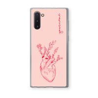 Blooming Heart: Samsung Galaxy Note 10 Transparant Hoesje Blooming Heart: Samsung Galaxy Note 10 Transparant Hoesje