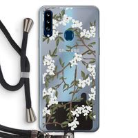 Blossoming spring: Samsung Galaxy A20s Transparant Hoesje met koord