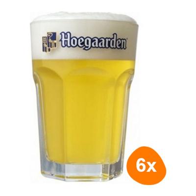 Hoegaarden - Glazen 25cl - 6 stuks Hoegaarden - Glazen 25cl - 6 stuks
