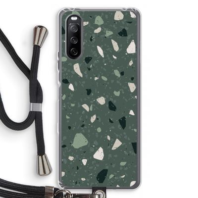 Terrazzo N°19: Sony Sony Xperia 10 III Transparant Hoesje met koord