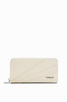 Portemonnee getextureerde patch L - WHITE - U