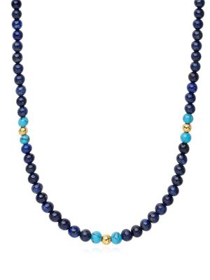 Nialaya Jewelry collier à perles - Bleu