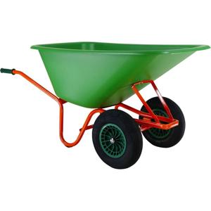 Siena Garden P50253 Kruiwagen 300 kg Groen, Oranje, Zwart Lucht