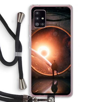 Ephemeral: Samsung Galaxy A51 5G Transparant Hoesje met koord