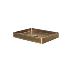 Opzetwastafel Dekker Lanesto Vanity 52x41x7 cm RVS Gold