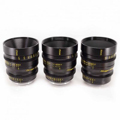 Zhongyi Mitakon 17mm T1 + 25mm T1 + 35mm T1 (Cine Bundle Set) voor MFT