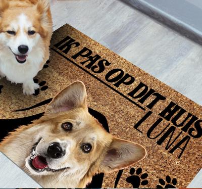 Aanpasbare hondennaam deurmat Aanpasbare hondennaam deurmat