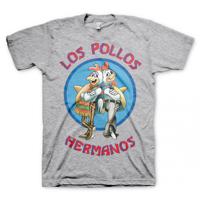 T-shirt Breaking Bad Los Pollos - grijs - voor heren - Los Pollos Hermanos - korte mouwen