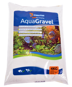 Superfish Aqua Grind Sneeuw Wit 4kg - pH-Neutraal, Veilig Aquariumgrind