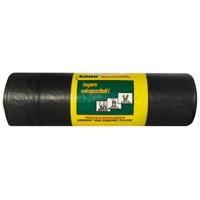 Basic Komo afvalzakken met trekband 60x80 cm zwart