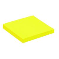 Memoblok quantore 76x76mm neon geel 100 | 6 stuks