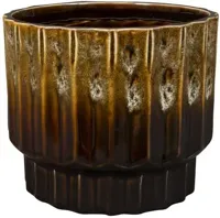 TS Collection bloempot faye keramiek 17x15cm savannah