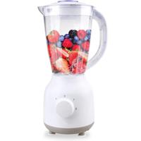 Blender Wit 1.5L 350W met RVS Mes en Glas