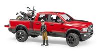 bruder Dodge RAM Power wagen met accessoires modelvoertuig 02502 - thumbnail