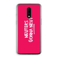 Neuters (roze): OnePlus 7 Transparant Hoesje