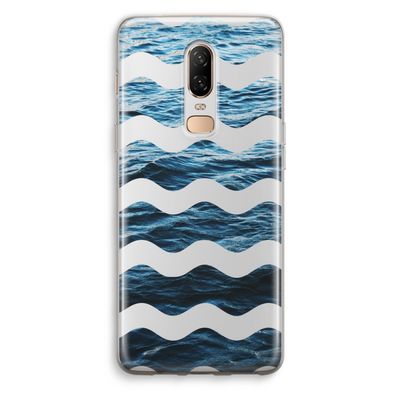Oceaan: OnePlus 6 Transparant Hoesje