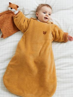 ALASKA Basics Fleece trappelzak mosterdgeel