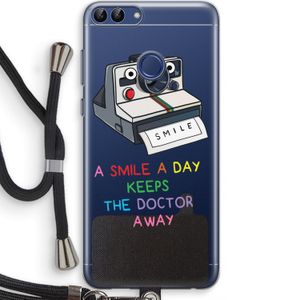 Smile: Huawei P Smart (2018) Transparant Hoesje met koord