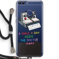 Smile: Huawei P Smart (2018) Transparant Hoesje met koord