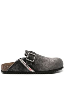 Diesel chaussons D-Woodstock X en jean - Noir