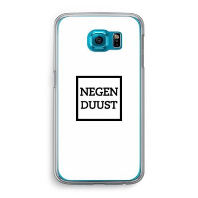 Negenduust vierkant: Samsung Galaxy S6 Transparant Hoesje