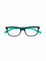 Nike Kids lunettes de vue bicolores à monture wayfarer - Vert