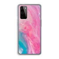 Roze explosie: OnePlus 9 Pro Transparant Hoesje