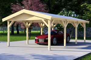 Carport 400x700 cm zadeldak- Zadeldak- - Van Kooten - Van Kooten