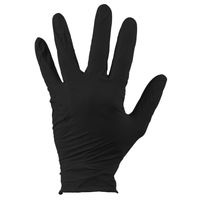 100x Nitril wegwerphandschoenen Extra Large / XL zwart   - - thumbnail