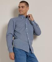 overhemd met ruitjesprint