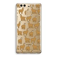 Alpacas: Huawei P9 Transparant Hoesje