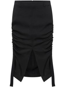 Dion Lee jupe Cinch à coupe mi-longue - Noir