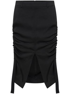 Dion Lee jupe Cinch à coupe mi-longue - Noir