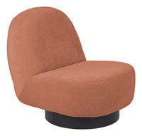 Zuiver Draaifauteuil 'Eden' Chenille, kleur Zalmroze