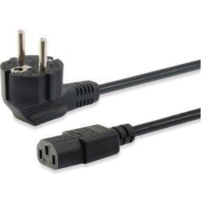 Equip 112120 electriciteitssnoer Zwart 1,8 m CEE 7/7 C13 stekker