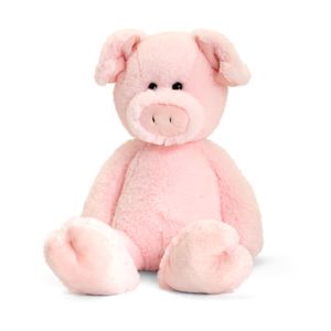 Pluche knuffel dier varken 18 cm