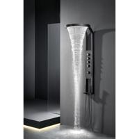 Best Design Douchepaneel Nero Future Met Massagejets en Handdouche Mat Zwart