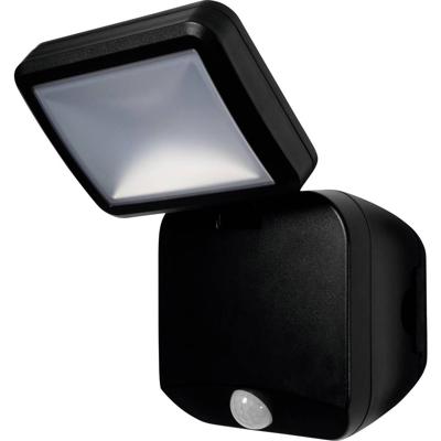 OSRAM HOMELIGHTING Battery LED Spotlight Sensor 4W 4000K IP54 Black 4099854497490 Buitenschijnwerper