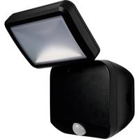 OSRAM HOMELIGHTING Battery LED Spotlight Sensor 4W 4000K IP54 Black 4099854497490 Buitenschijnwerper