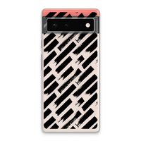 Zwarte vegen: Google Pixel 6 Transparant Hoesje