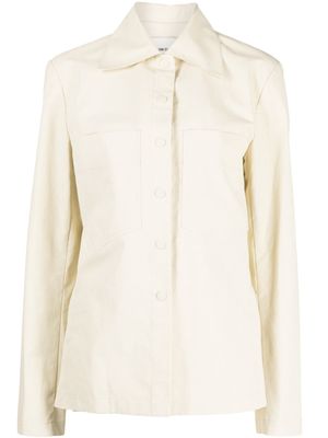 Low Classic veste à col classique - Jaune