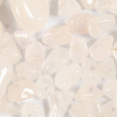 Creativ Company Kristallen kralen, rozenkwarts, d 7-12 mm, gatgrootte 1 mm, ca. 63 stuk, roze, 63 stuk/ 1 doos