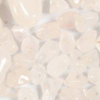 Creativ Company Kristallen kralen, rozenkwarts, d 7-12 mm, gatgrootte 1 mm, ca. 63 stuk, roze, 63 stuk/ 1 doos