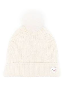 Rossignol bonnet Tara à pompon - Blanc