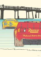Kunstdruk Cars Strengthen Together 50x70cm