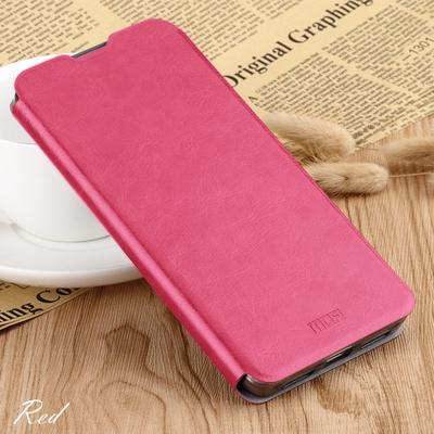 Voor Huawei P30 MOFI Rui serie klassieke lederen flip lederen draagtas met beugel embedded stalen plaat all-inclusive (rood)