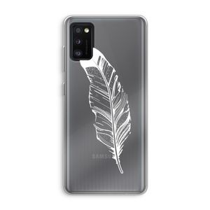 Pluim: Samsung Galaxy A41 Transparant Hoesje
