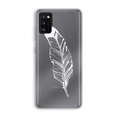 Pluim: Samsung Galaxy A41 Transparant Hoesje